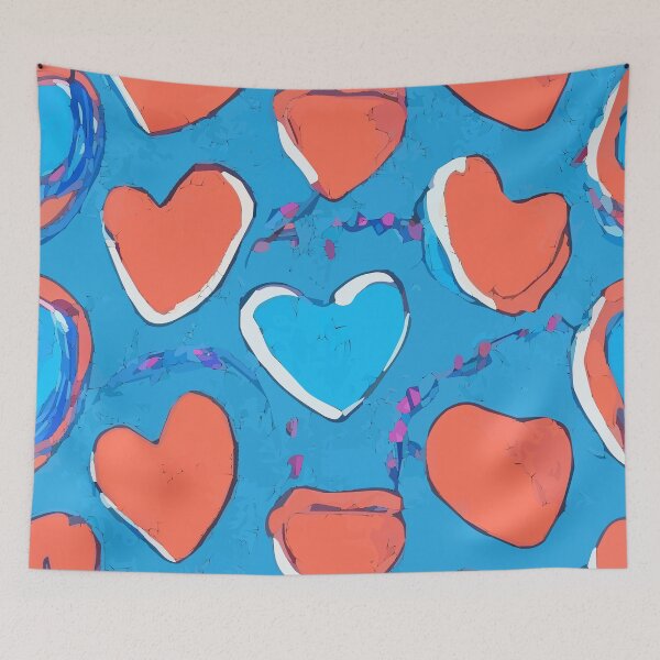 Item preview, Colorful Hearts design designed and sold by Knowvhere.