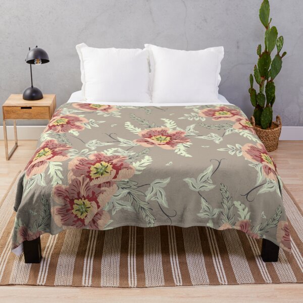Item preview, Tulips, Cream on light brown background designed and sold by Alex Blud.