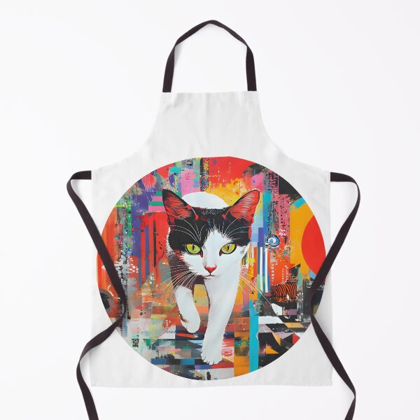 Item preview, Abstract Cat Art designed and sold by ChubbyGoong.