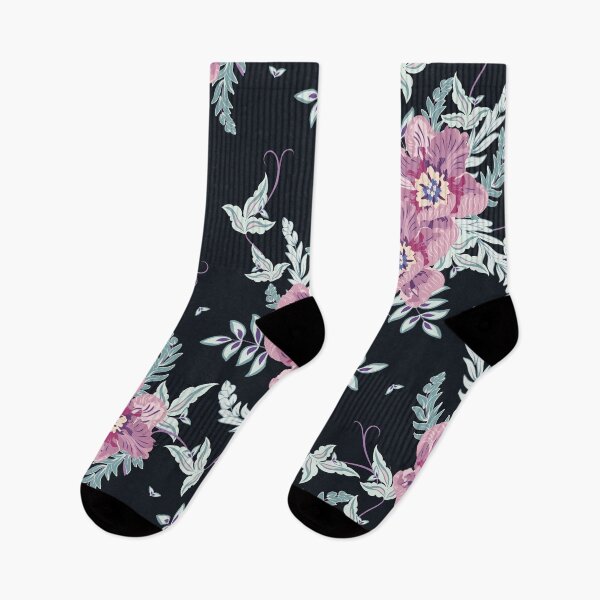 Item preview, Tulips, Pink on black background designed and sold by Alex  Blud.