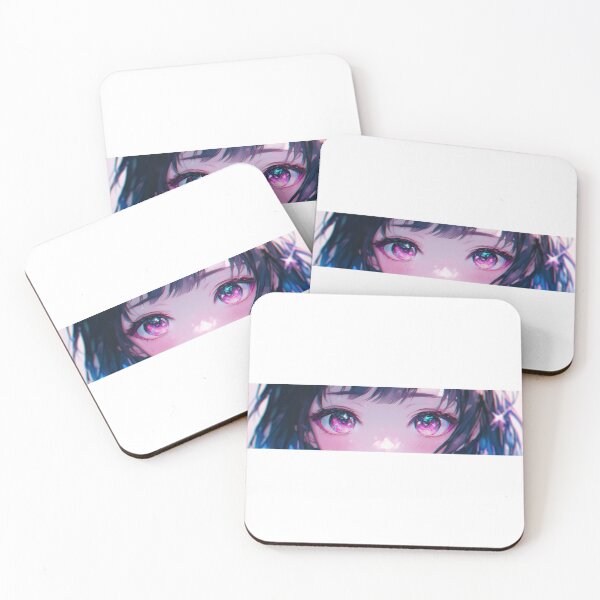 Item preview, Vibrant Anime Eyes - Neon Stare designed and sold by KazyWeeb.