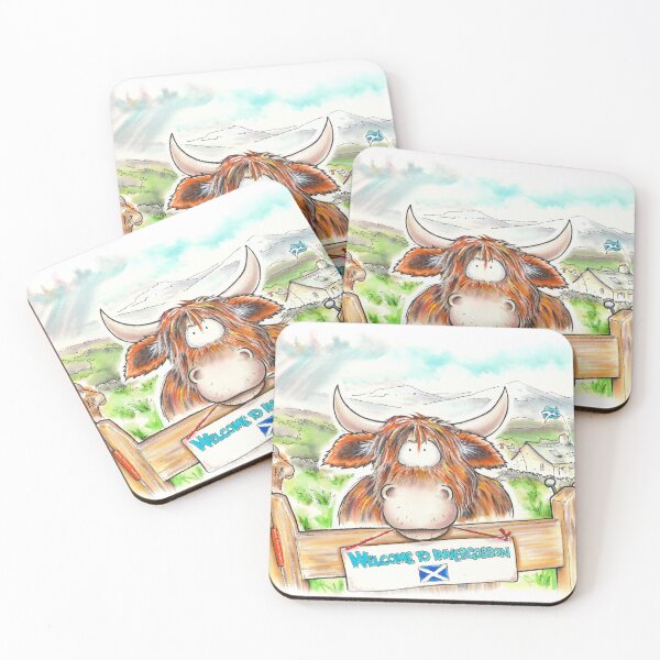 Item preview, Invergordon Highland Cow designed and sold by Mark_Harvey_Creative.