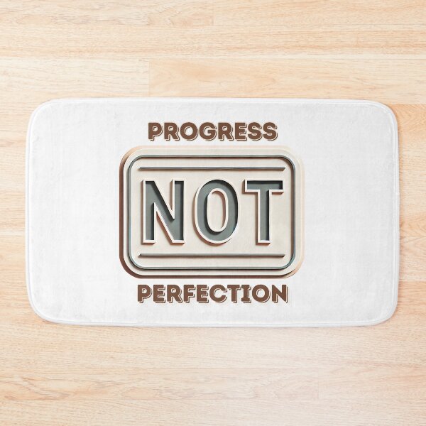 Item preview, Progress not perfection simple sign and statement designed and sold by NebulaLabs.