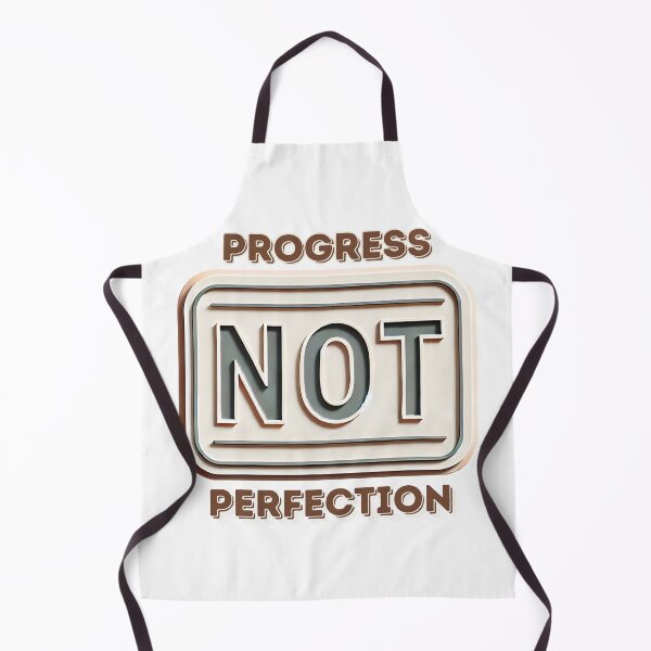 Item preview, Progress not perfection simple sign and statement designed and sold by NebulaLabs.