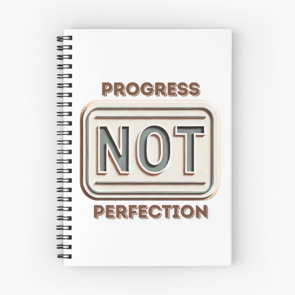 Item preview, Progress not perfection simple sign and statement designed and sold by NebulaLabs.