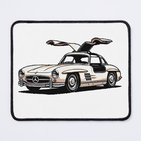 Item preview, Mercedes 300 SL Gullwing pixel art designed and sold by SpeedandPixels.