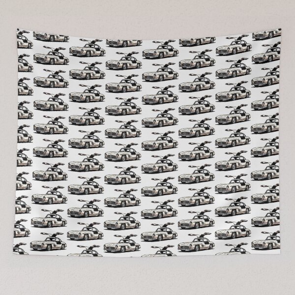 Item preview, Mercedes 300 SL Gullwing pixel art designed and sold by SpeedandPixels.