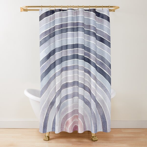 Opossum | Abstract Animal Watercolor Collection Shower Curtain