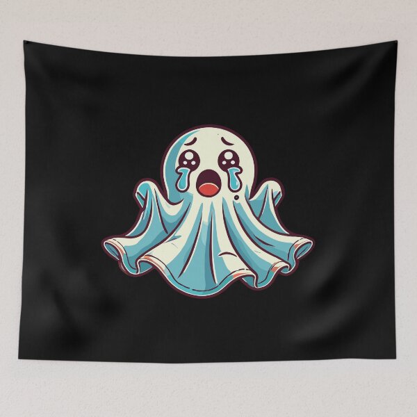 Item preview, Sad Ghost Cute Crying Ghost designed and sold by LuminOrb.