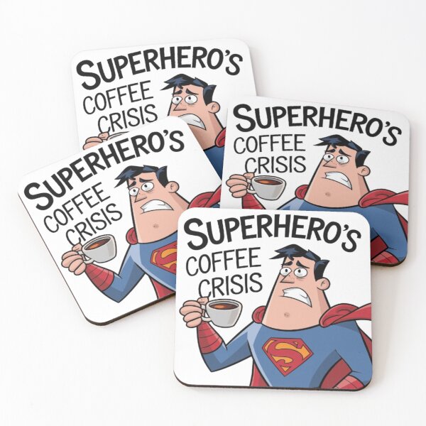 Artikelvorschau, Kaffeekrise der Superhelden entworfen und verkauft von XquisiteFashion.