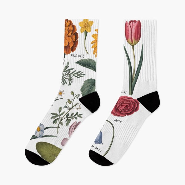 Item preview, A vintage botanical illustration with various flowers designed and sold by OneLastWish.