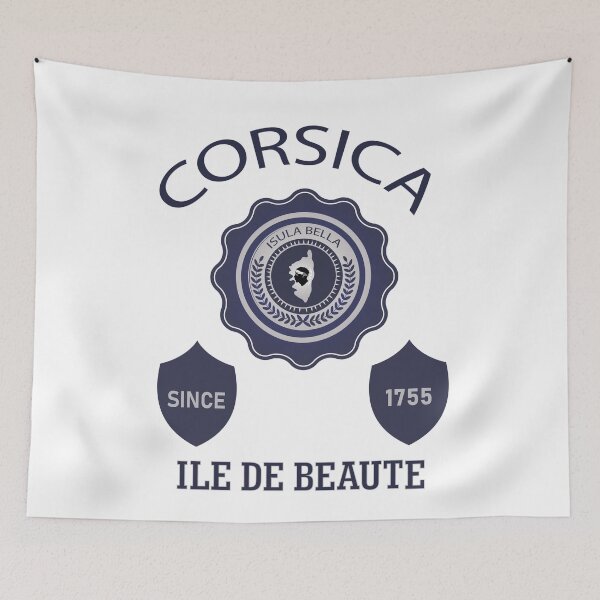 Item preview, Corsica Ile De Beaute Corsica Map Isula Bella Corse France France Corsica  designed and sold by Trenddesigns24.
