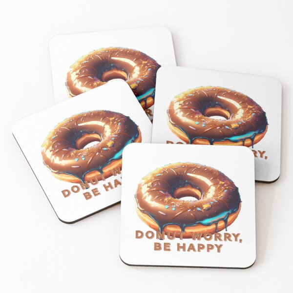 Item preview, Donut Worry Be Happy designed and sold by TwinklesPage.