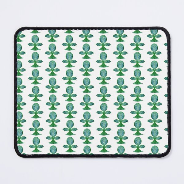 Item preview, Byzantine style buds, green on white background designed and sold by Alex Blud.