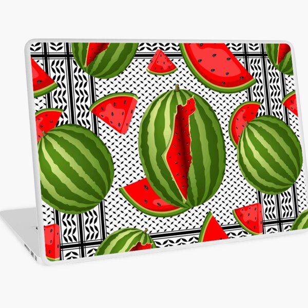 Watermelon Palestine Map Slice Laptop Skin