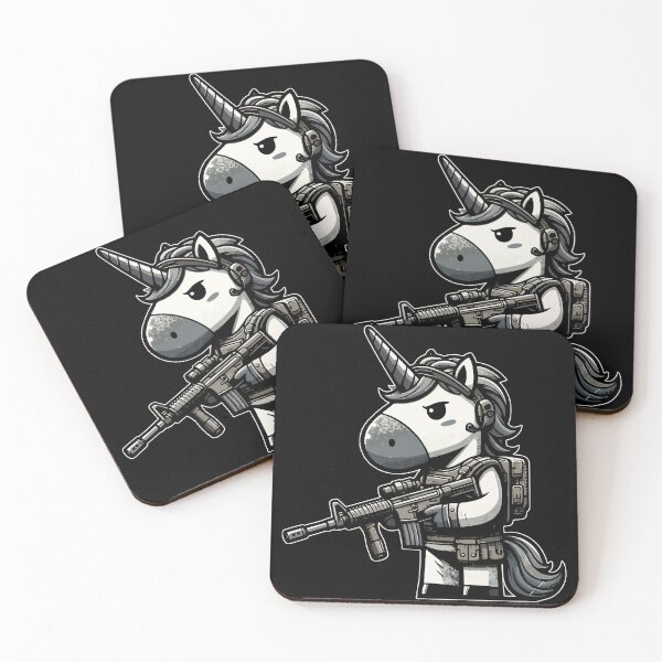Item preview, Unicorn Soldier designed and sold by TomFrontierArt.