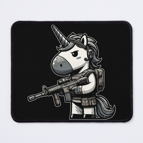 Item preview, Unicorn Soldier designed and sold by TomFrontierArt.