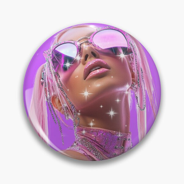 Item preview, Realistic cyber girl in pink designed and sold by pinkuardesign.