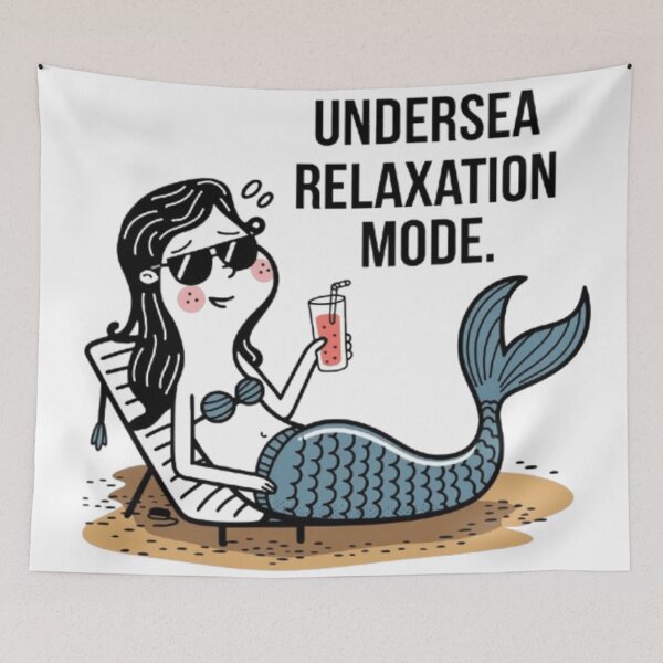 Item preview, Mermaid Underwater Relaxation Mode - Serene Ocean designed and sold by XquisiteFashion.