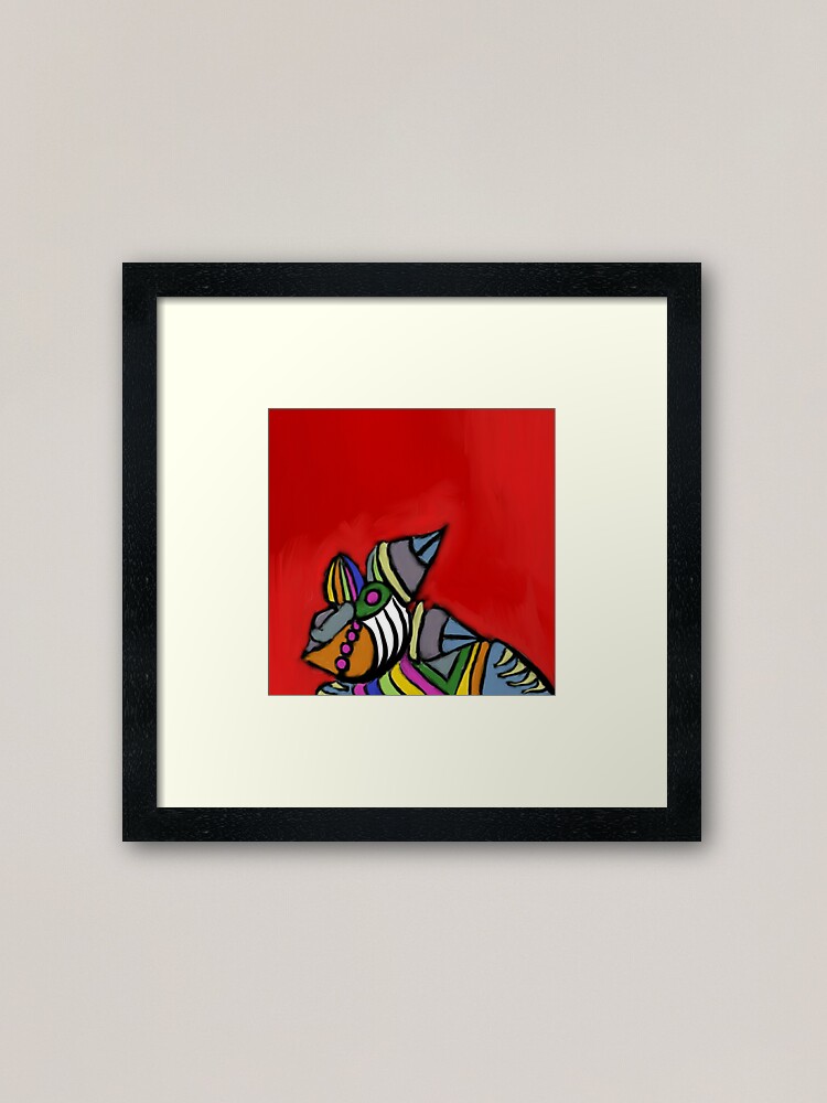 Alternate view of When bright colors are needed Framed Art Print