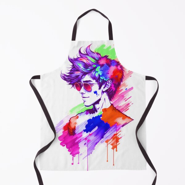 Item preview, watercolor disco man glasses designed and sold by Dawidsz79.