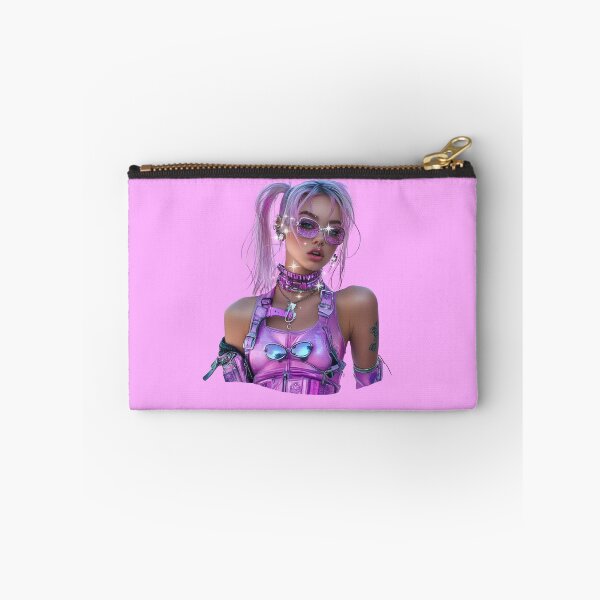Item preview, Realistic cyber girl in pink ai illustration  designed and sold by pinkuardesign.