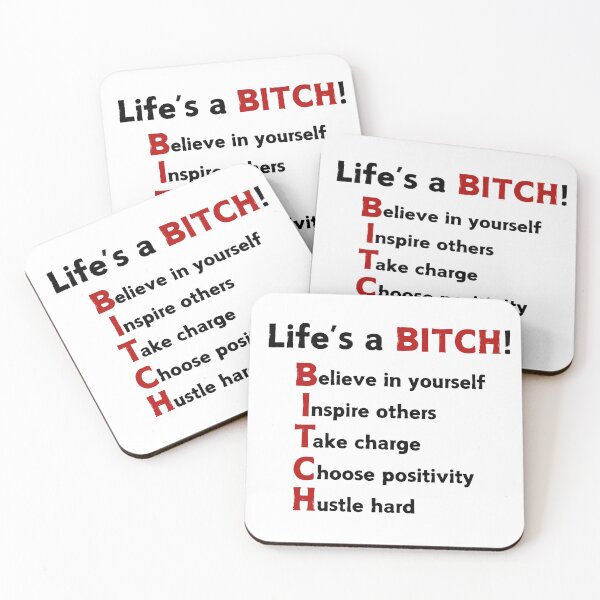 Item preview, Life's a B.I.T.C.H – Turn Struggles into Strength designed and sold by JPees.