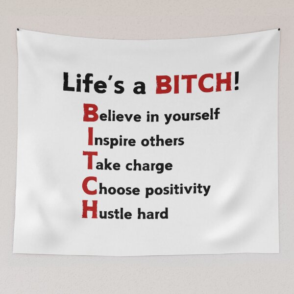 Item preview, Life's a B.I.T.C.H – Turn Struggles into Strength designed and sold by JPees.
