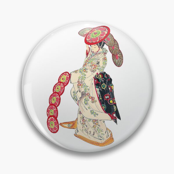 Item preview, Ogata Gekko | Cropped Ukiyo-e | Spring Dancing Girl designed and sold by Maachiel.