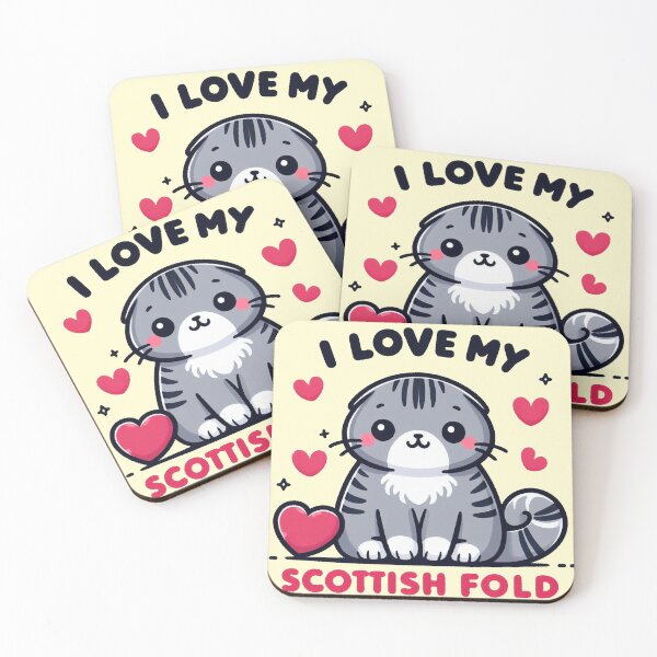 Item preview, I love my Scottish Fold designed and sold by MeowKittyPurr.