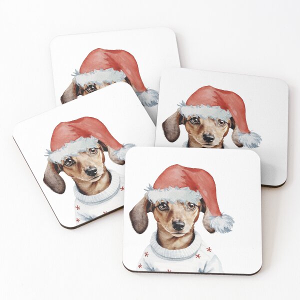 Item preview, DACHSHUND CHRISTMAS by Monika Strigel designed and sold by SunlightStudios.