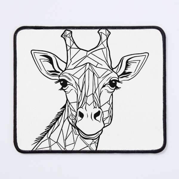 Item preview, Geometric Giraffe Art designed and sold by GeoSketchWear.