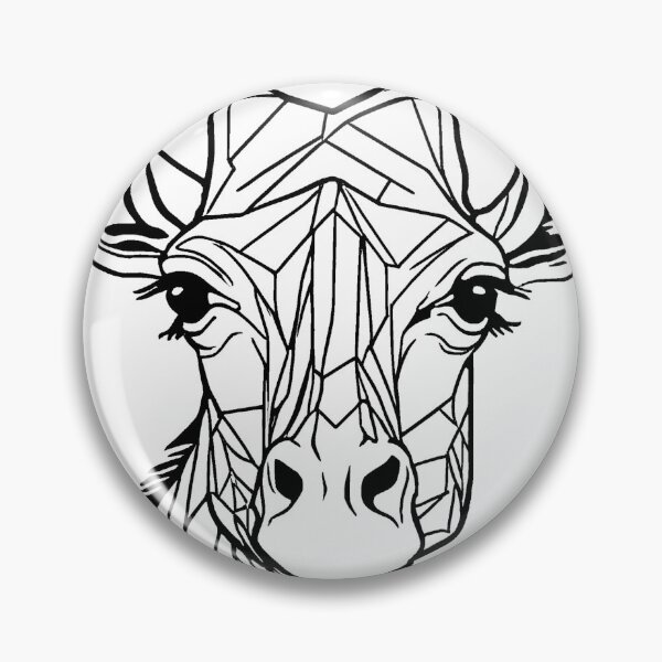 Item preview, Geometric Giraffe Art designed and sold by GeoSketchWear.