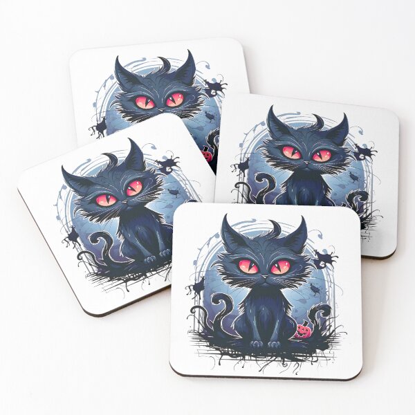 Item preview, Scary Halloween Cats designed and sold by Dawidsz79.