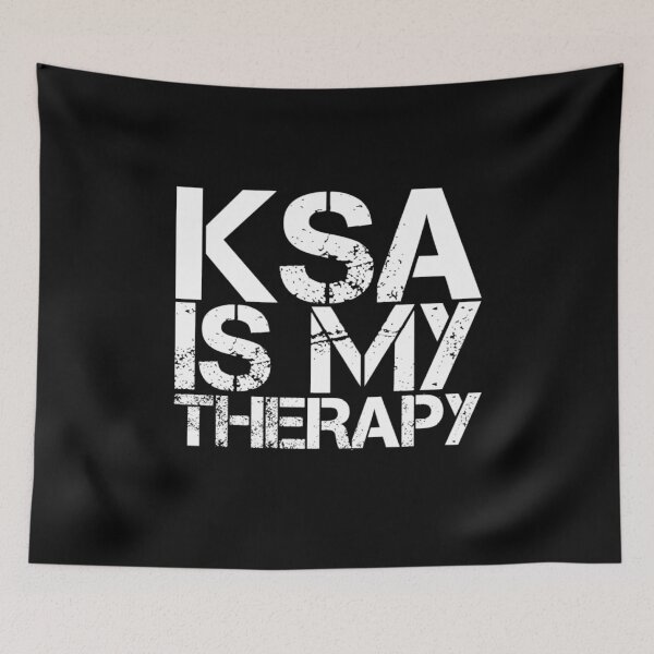 Item preview, KSA Is My Therapy Funny Saudis Saying Funny Saudi Quotes designed and sold by ArabCorner.