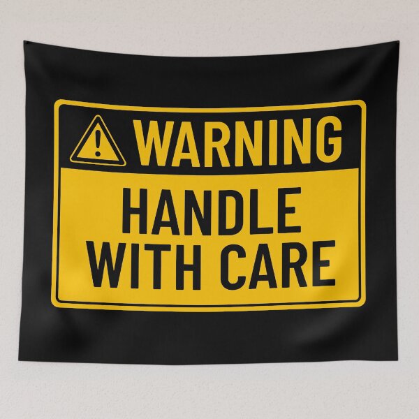 Item preview, Warning: Handle With Care designed and sold by mr-k-store.