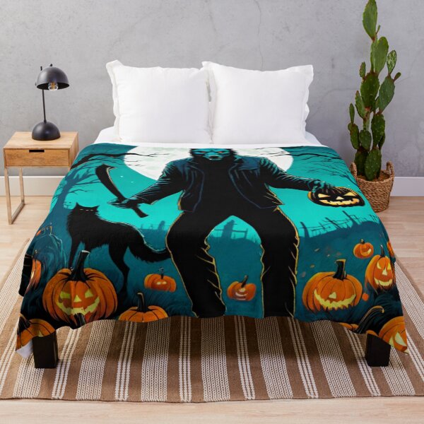 Item preview, Werewolf Slayer and Black Cat Halloween Design designed and sold by GrizzlyCollective.
