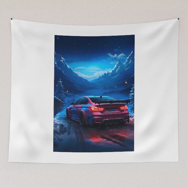 Item preview, Night Racer Coupe in Snowy Mountains designed and sold by RevUpDesign.