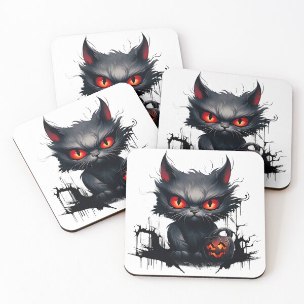 Item preview, Scary Halloween Cats designed and sold by Dawidsz79.