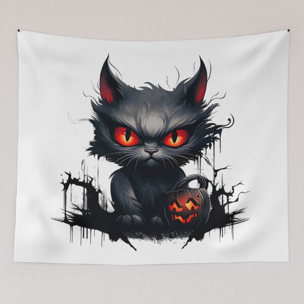 Item preview, Scary Halloween Cats designed and sold by Dawidsz79.