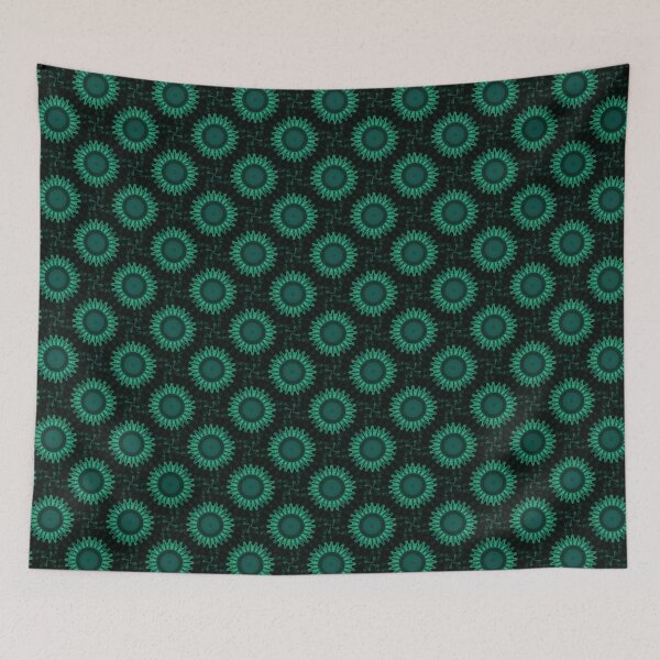 Item preview, Floral Bohemian Mandala in Green designed and sold by Artistestella.
