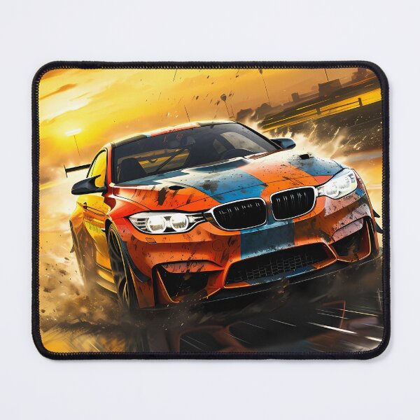 Item preview, Sports Coupe on the Wet Race Track at Sunset designed and sold by RevUpDesign.