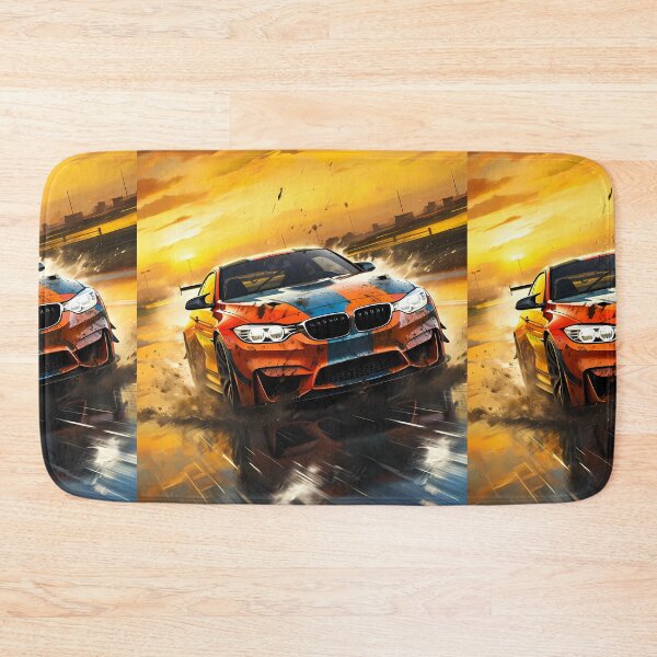 Item preview, Sports Coupe on the Wet Race Track at Sunset designed and sold by RevUpDesign.