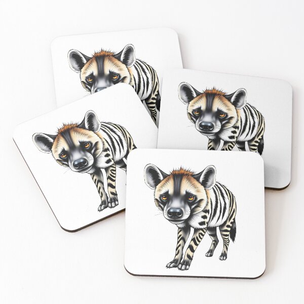 Item preview, Hyena’s Elegant Stripes: Nature’s Unique Pattern designed and sold by NeoArtworks.