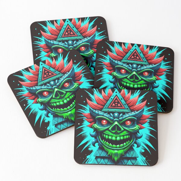 Item preview, tiki horror designed and sold by Slycopro.