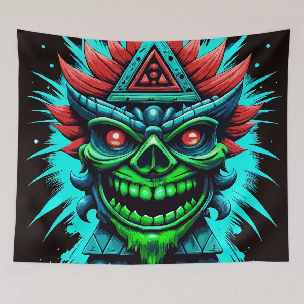 Item preview, tiki horror designed and sold by Slycopro.