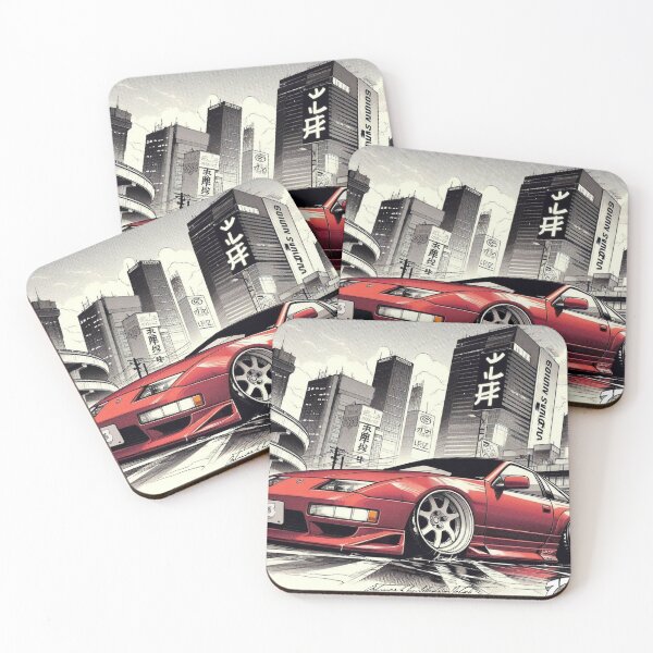 Item preview, Manga Style 300ZX Z32 parked in Japanese City designed and sold by 73corners.