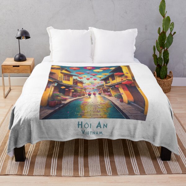 Item preview, Vintage travel poster Hoi An Vietnam - Retro Tourism designed and sold by pod24.