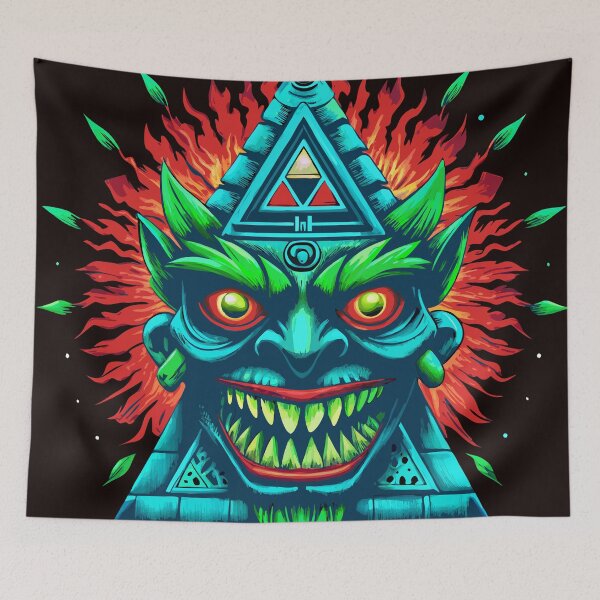 Item preview, tiki horror designed and sold by Slycopro.