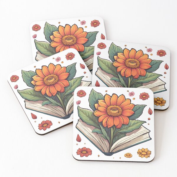 Item preview, Flowery book designed and sold by JacobsParadise.